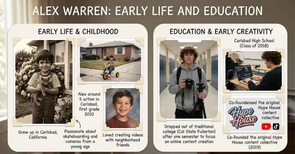 Alex Warren Early Life and Education