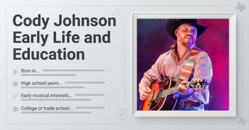 Cody Johnson Early Life and Education
