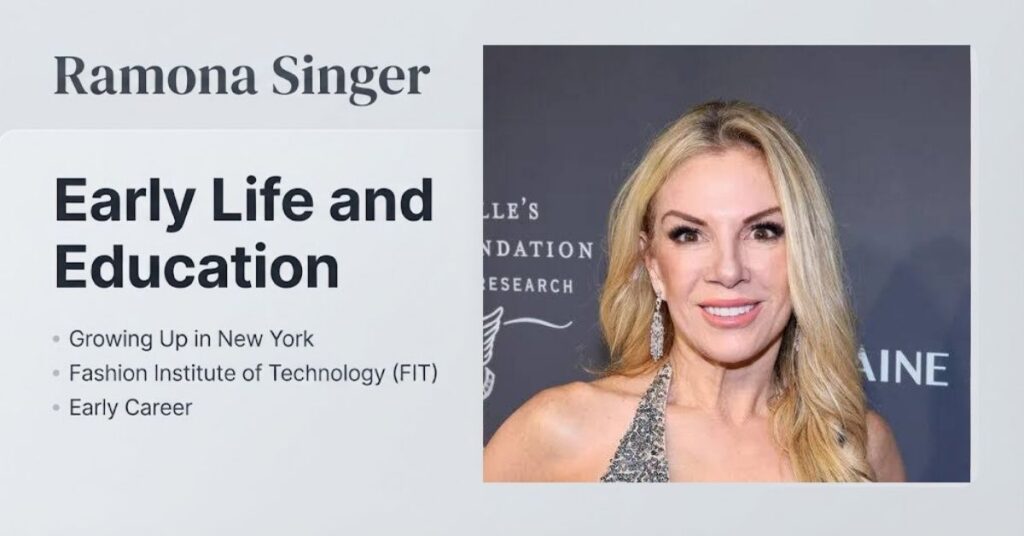 Ramona Singer Early Life and Education