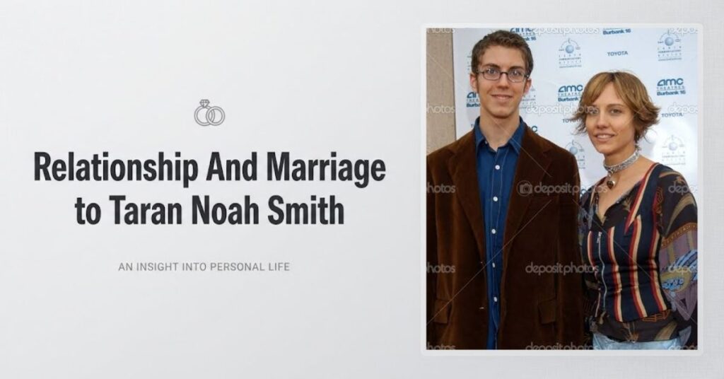 Relationship And Marriage to Taran Noah Smith