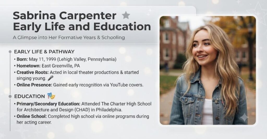 Sabrina Carpenter Early Life and Education