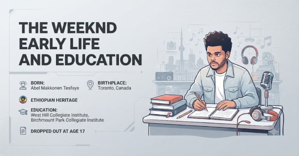 The Weeknd Early Life and Education